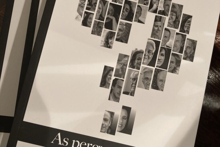 Entre | Vistas evolui para o formato livro com a publicação da Poética Edições As Perguntas que Somos 78