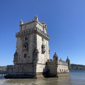 Na Torre de Belém